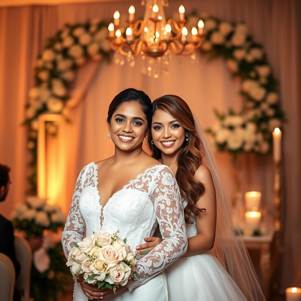 Legal marriage certificate with rainbow elements